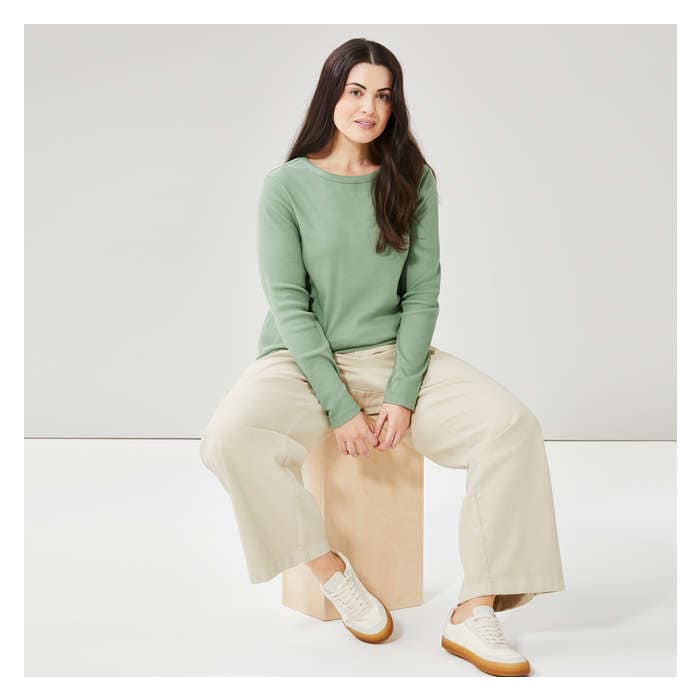 Women+ Rib Long Sleeve